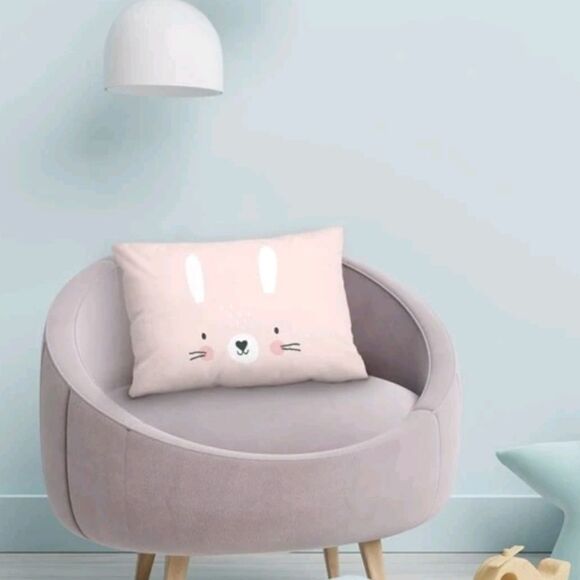 Cartoon Rabbit 🐇 Pillow Cover - Picture 3 of 4